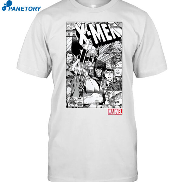Retro Comic & Marvel X-men Wolverine Shirt