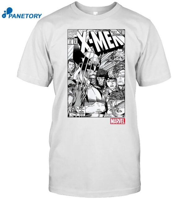 Retro Comic &Amp; Marvel X-Men Wolverine Shirt