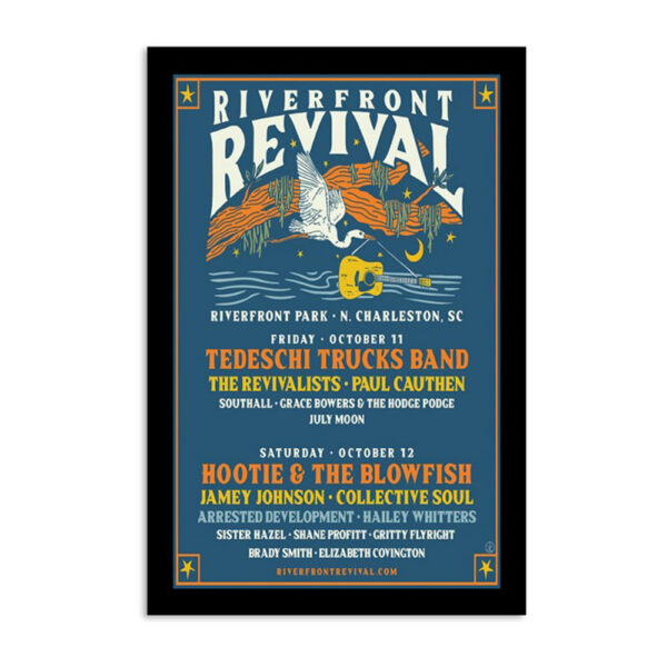 Riverfront Revival Charleston Sc 2024 Poster