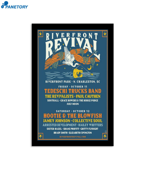 Riverfront Revival Charleston Sc 2024 Poster