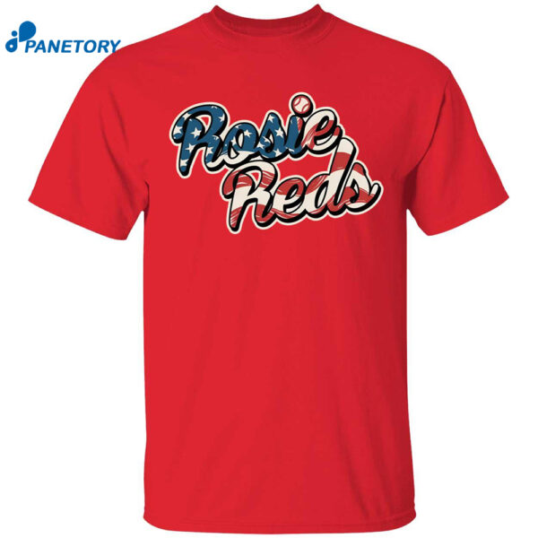 Rosie Reds White And Blue Shirt