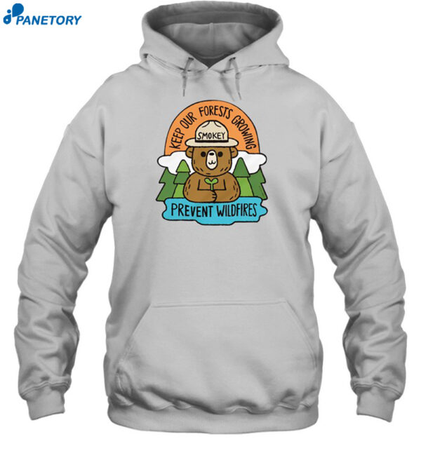 Smokey Bear Keep Our Forests Growing Prevent Wildfires Shirt 2