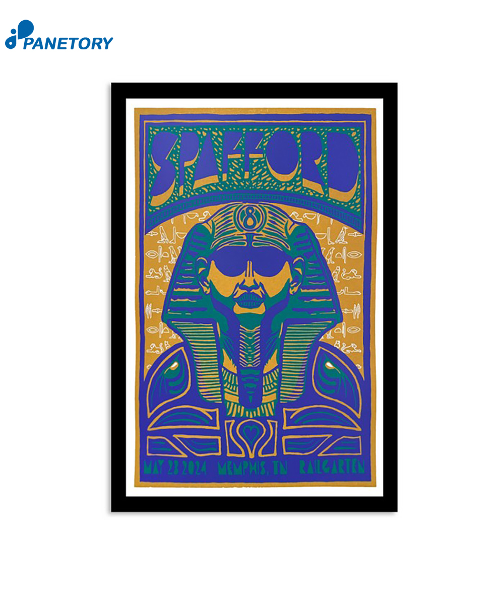 Spafford Memphis Tn 5-23-2024 Poster 2 Spafford Memphis Tn 5-23-2024 Poster