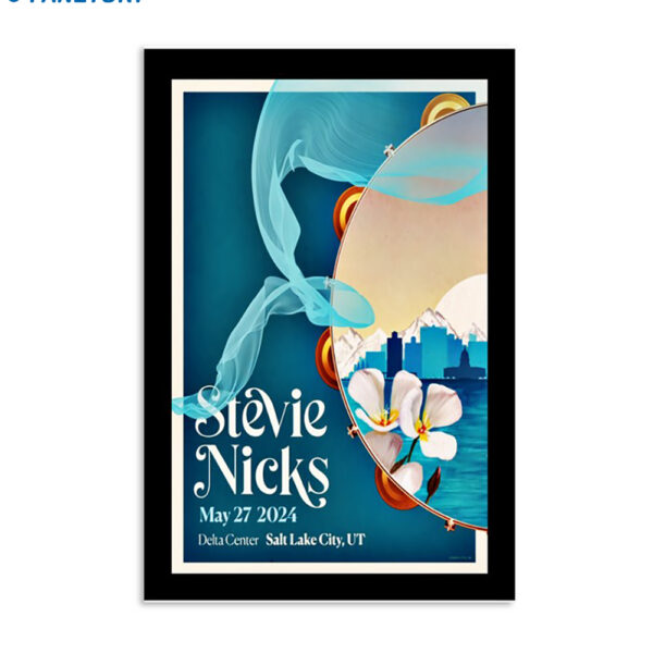 Stevie Nicks Delta Center Ut May 27 2024 Poster