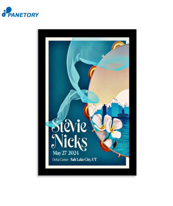 Stevie Nicks Delta Center Ut May 27 2024 Poster