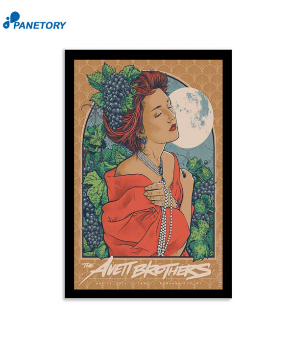 The Avett Brothers Cmac Canandaigua Ny May 24th 2024 Poster