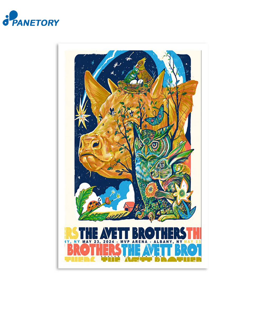 The Avett Brothers May 23 2024 Mvp Arena Albany Ny Poster 2 The Avett Brothers May 23 2024 Mvp Arena Albany Ny Poster