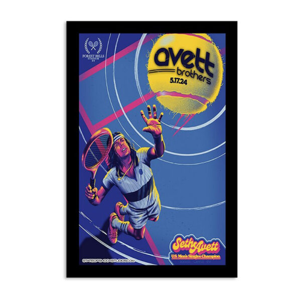 The Avett Brothers Show At Forest Hills Stadium On May 17 2024 Poster