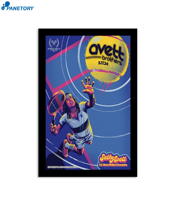 The Avett Brothers Show At Forest Hills Stadium On May 17 2024 Poster