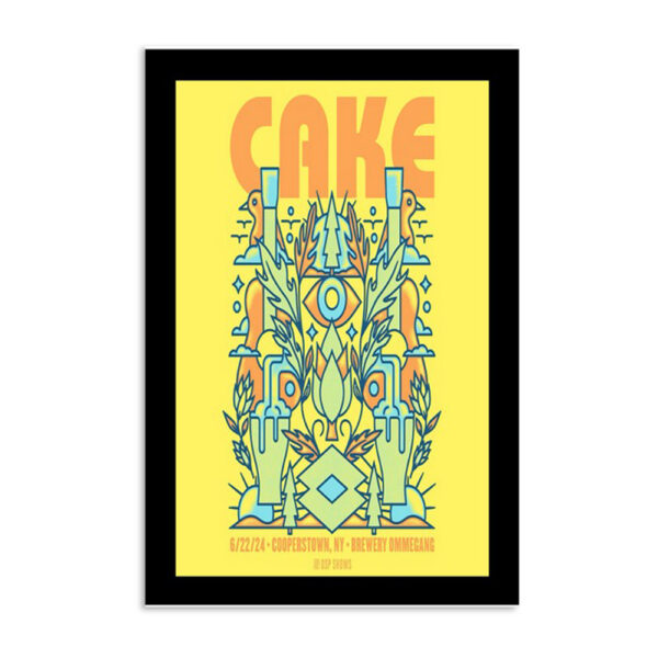 The Cake Band Show At Brewery Ommegang On June 22 2024 Poster