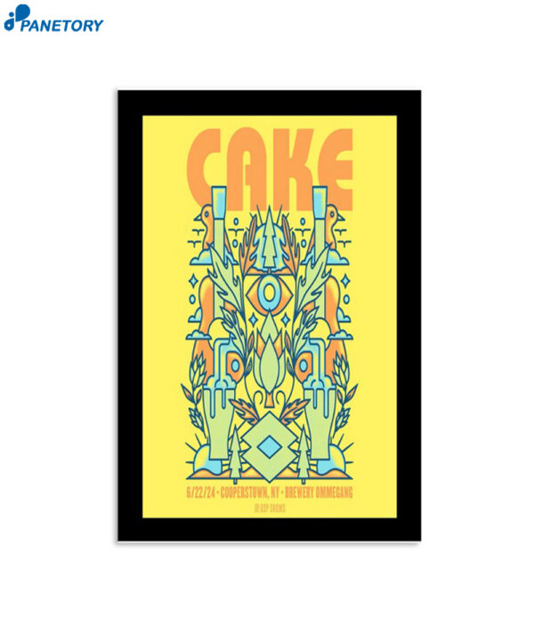 The Cake Band Show At Brewery Ommegang On June 22 2024 Poster