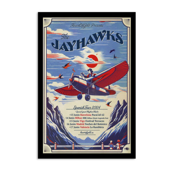 The Jayhawks Spanish Show June 2024 Poster