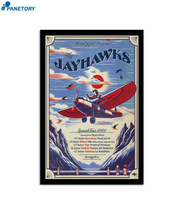 The Jayhawks Spanish Show June 2024 Poster