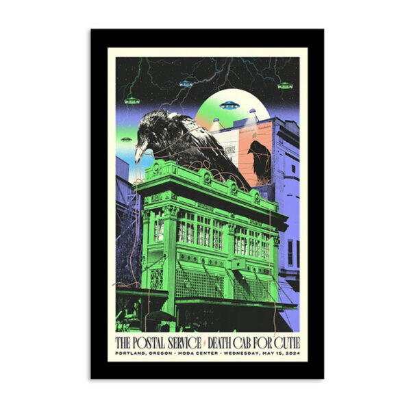 The Postal Service And Death Cab For Cutie Portland Or May 15 2024 Poster
