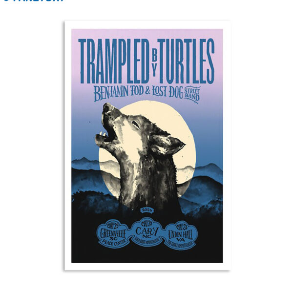 Trampled By Turtles Koka Booth Amphitheatre May 30 2024 Poster
