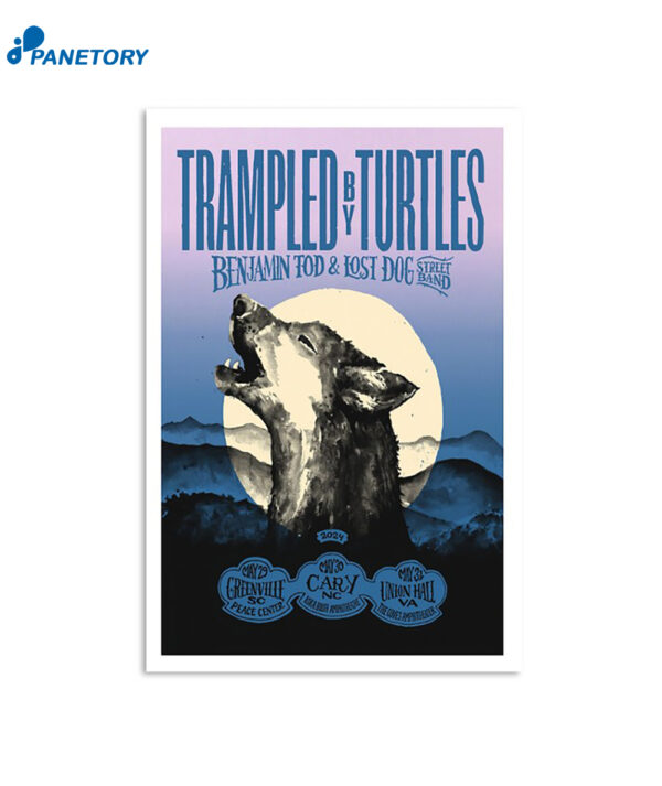 Trampled By Turtles Koka Booth Amphitheatre May 30 2024 Poster