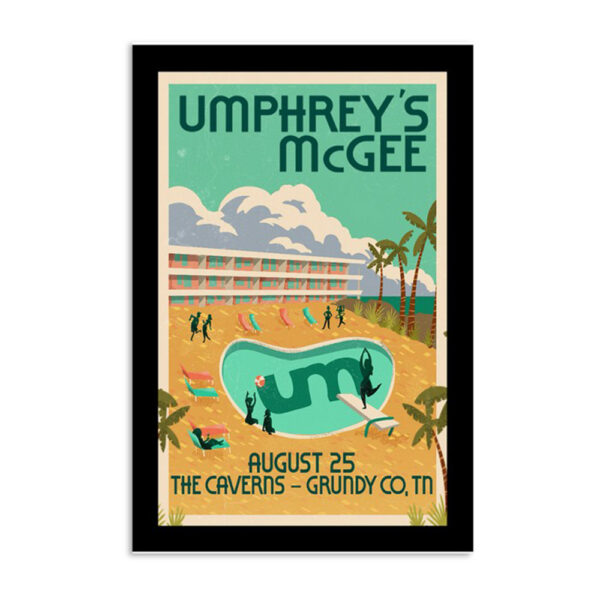 Umphrey's Mcgee Aug 25 2024 Grundy Co Tn Poster