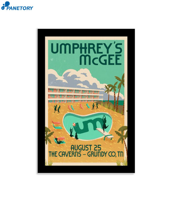 Umphrey's Mcgee Aug 25 2024 Grundy Co Tn Poster