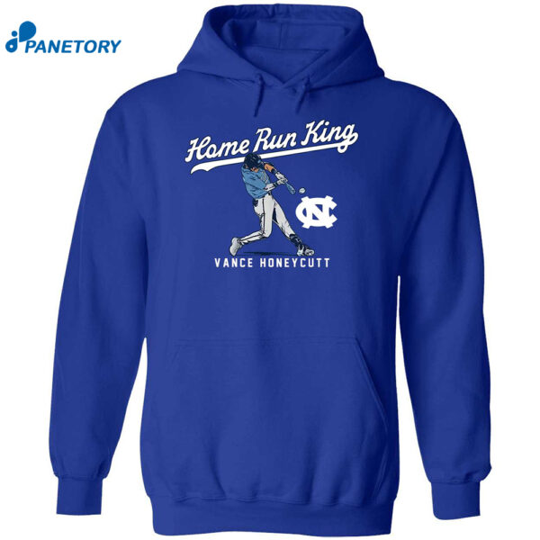 Unc Baseball Vance Honeycutt Home Run King Shirt 1