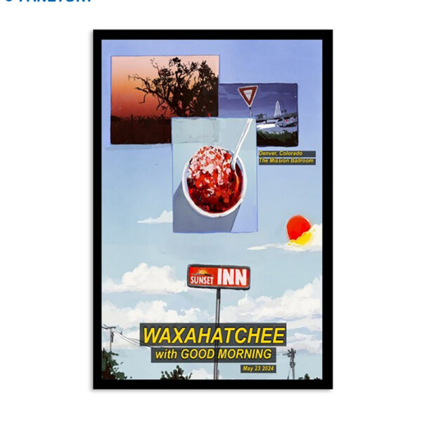 Waxahatchee May 23, 2024 Mission Ballroom Denver Co Poster