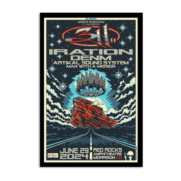 311 Morrison Co 2024 Tour Poster