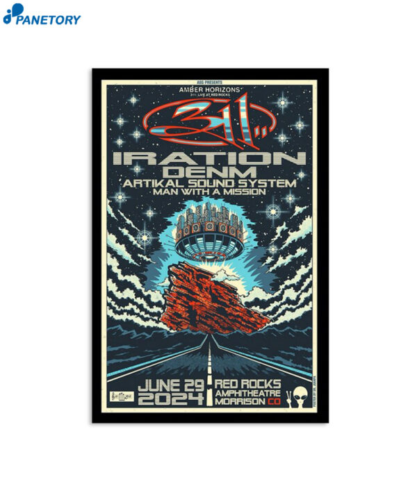 311 Morrison Co 2024 Tour Poster