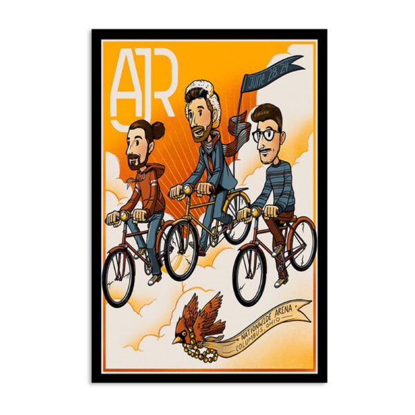 Ajr At Nationwide Arena In Columbus Oh June 28 2024 Poster