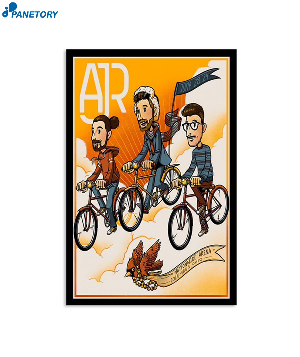 Ajr At Nationwide Arena In Columbus Oh June 28 2024 Poster 2 Ajr At Nationwide Arena In Columbus Oh June 28 2024 Poster