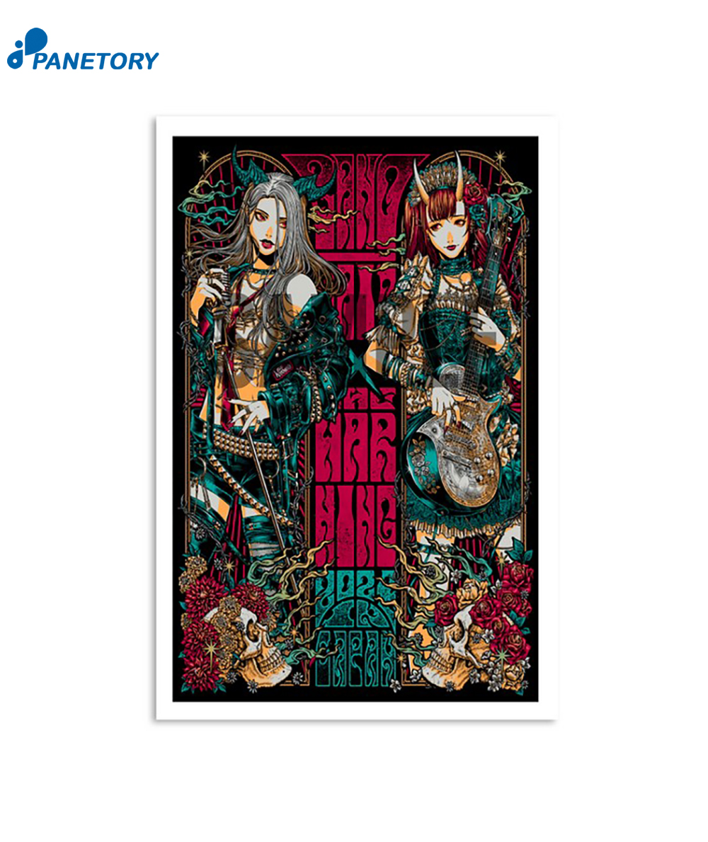 Band-maid × The Warning June 12 2024 In Japan Show Poster 2 Band-maid × The Warning June 12 2024 In Japan Show Poster