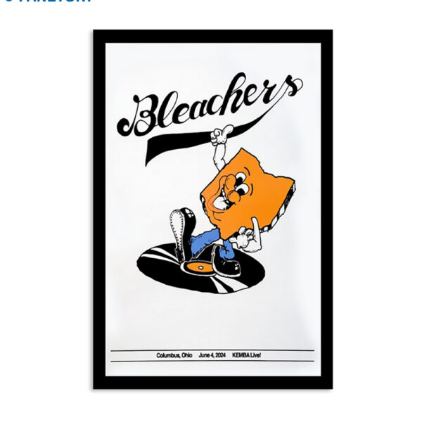 Bleachers June 4 2024 Kemba Live Oh Poster