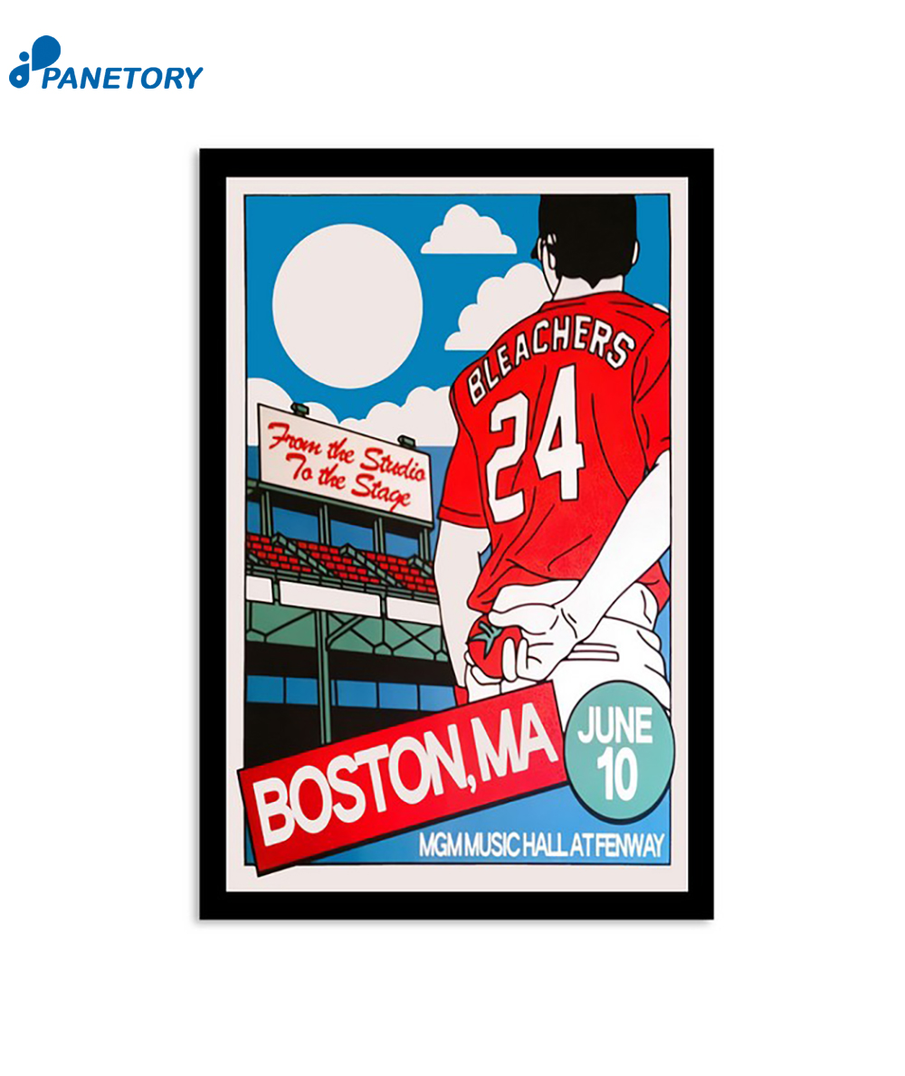 Bleachers Mgm Music Hall At Fenway In Boston Ma June 10 2024 Poster 2 Bleachers Mgm Music Hall At Fenway In Boston Ma June 10 2024 Poster