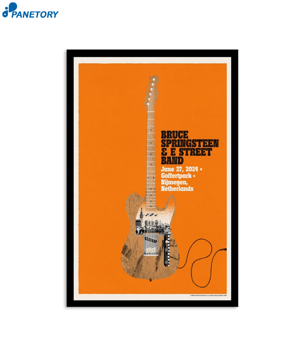 Bruce Springsteen And The E Street Band Netherlands June 27 2024 Poster 2 Bruce Springsteen And The E Street Band Netherlands June 27 2024 Poster
