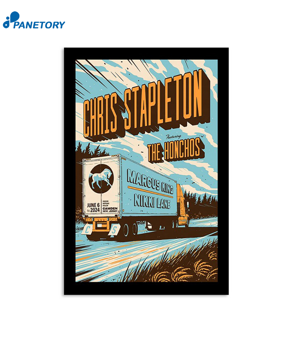 Chris Stapleton Freedom Mortgage Pavilion In Camden Nj June 6 2024 Poster 2 Chris Stapleton Freedom Mortgage Pavilion In Camden Nj June 6 2024 Poster