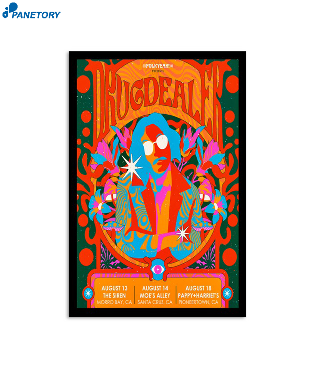 Drugdealer California Aug 13 14 & 18 2024 Poster 2 Drugdealer California Aug 13 14 & 18 2024 Poster