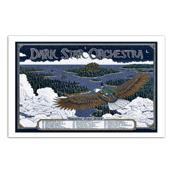Dark Star Orchestra Summer Tour 2024 Poster