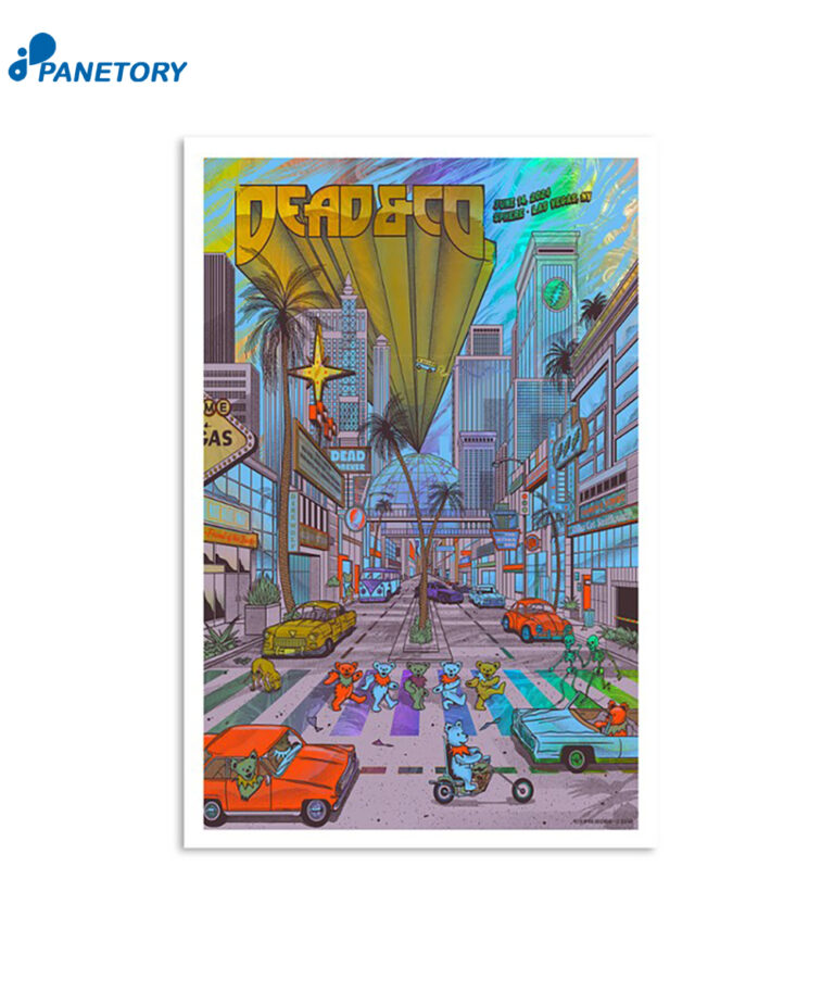 Dead And Company June 14 2024 Sphere Las Vegas Nv Poster 2025
