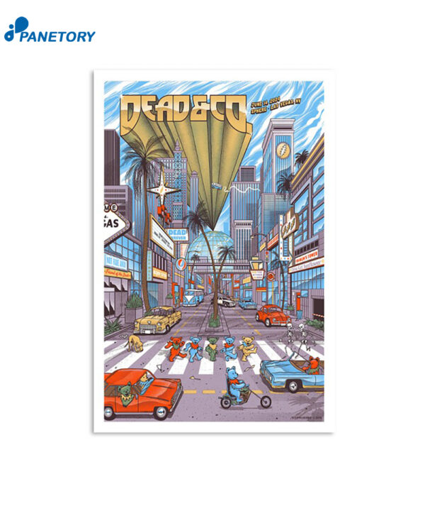Dead & Company June 14 2024 Sphere Las Vegas Nv Poster