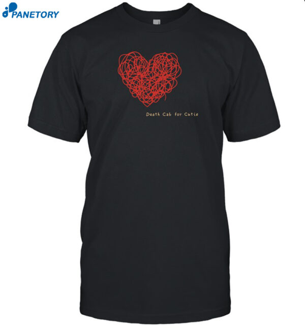 Death Cab For Cutie Red Thread Heart Shirt