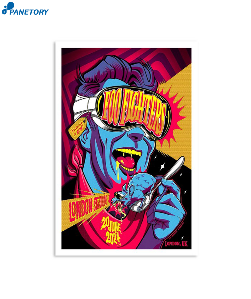Foo Fighters London Stadium London Uk June 20 2024 Poster 2 Foo Fighters London Stadium London Uk June 20 2024 Poster