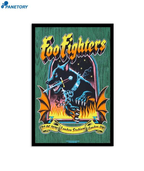 Foo Fighters London Stadium London Uk June 22 2024 Poster