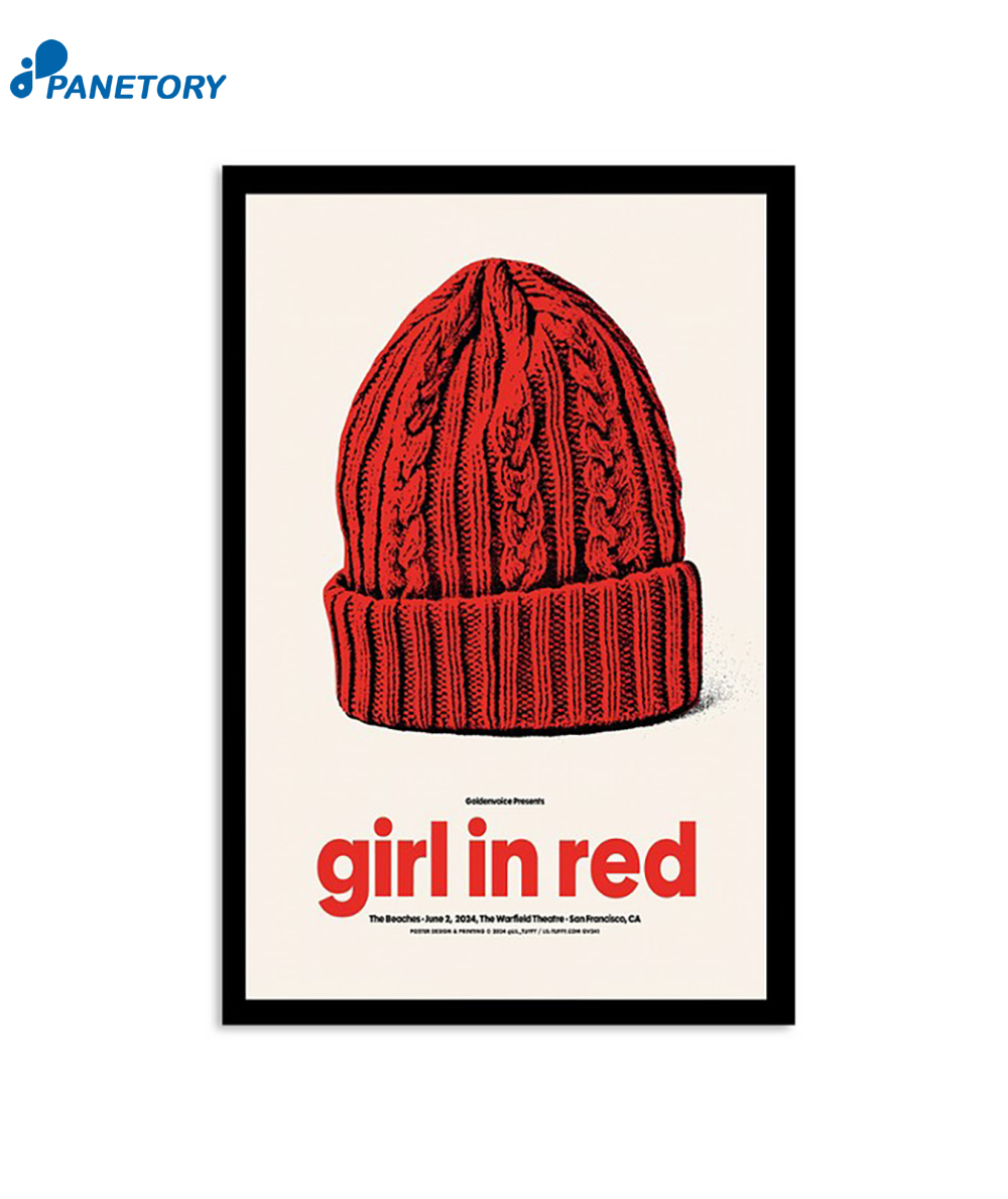 Girl In Red The Beaches In San Francisco Ca On June 2 2024 Poster 2 Girl In Red The Beaches In San Francisco Ca On June 2 2024 Poster