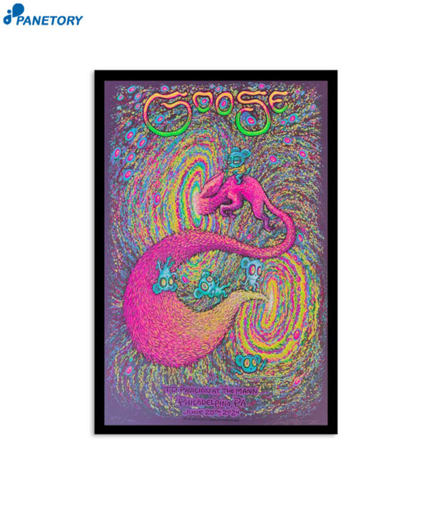 Goose Td Pavilion At The Mann Philadelphia Pa June 28 2024 Poster