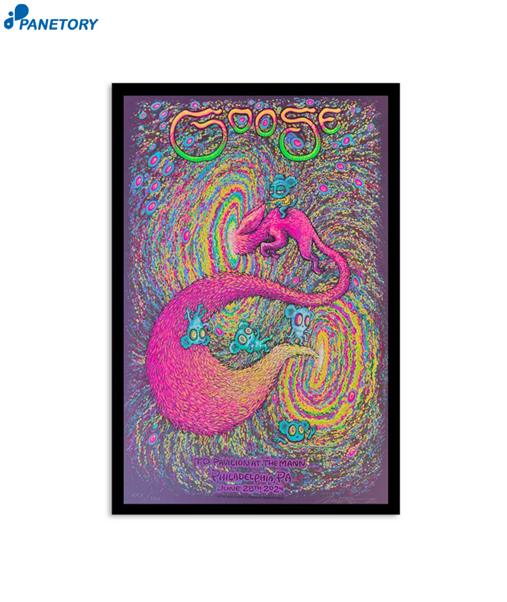 Goose Td Pavilion At The Mann Philadelphia Pa June 28 2024 Poster 2 Goose Td Pavilion At The Mann Philadelphia Pa June 28 2024 Poster