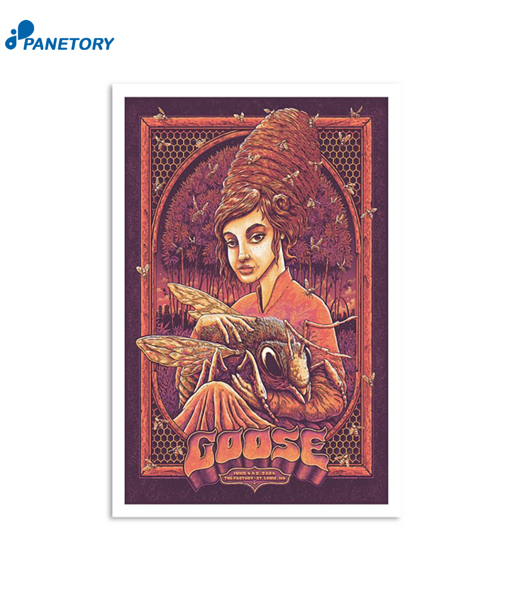 Goose The Band June 4 & 5 2024 The Factory St. Louis Mo Tour Poster 2 Goose The Band June 4 & 5 2024 The Factory St. Louis Mo Tour Poster