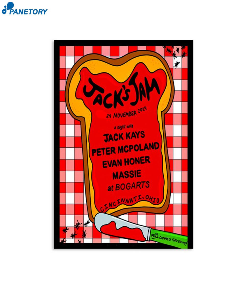 Jack Kays 2nd Annual Jack's Jam At Bogart’s Cincinnati Oh Nov 29 2024 Poster 2 Jack Kays 2nd Annual Jack's Jam At Bogart’s Cincinnati Oh Nov 29 2024 Poster