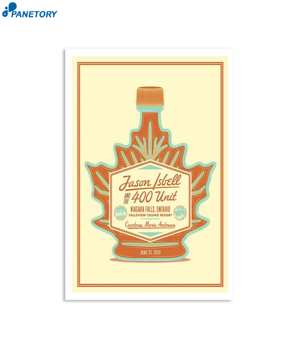 Jason Isbell And The 400 Unit June 23 2024 Fallsview Casino Niagara Falls ON Poster 2 Jason Isbell And The 400 Unit June 23 2024 Fallsview Casino Niagara Falls On Poster