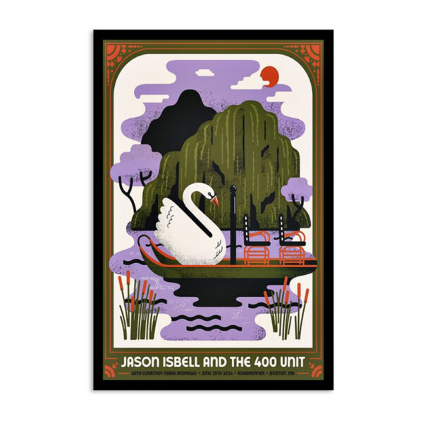 Jason Isbell And The 400 Unit June 25 2024 Roadrunner Boston MA Poster