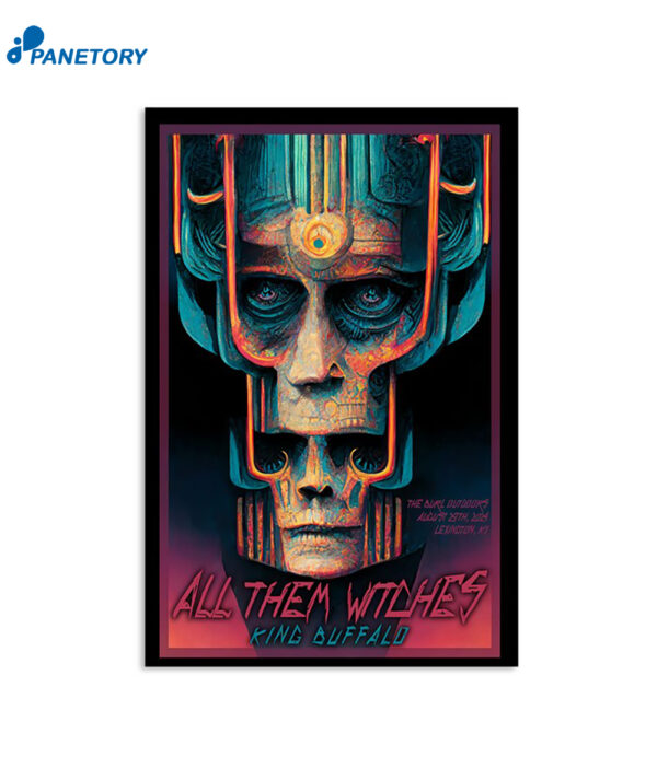 King Buffalo At The Burl Outdoors August 29 2024 Lexington KY Poster