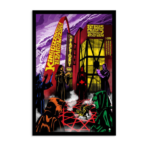 King Gizzard & The Lizard Wizard September 5 2024 At The Factory St Louis MO Poste