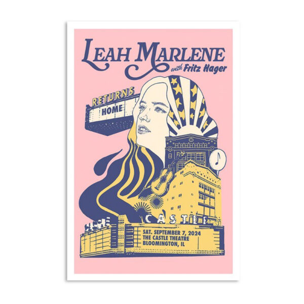 Leah Marlene Castle Theatre Bloomington Il Sept 7 2024 Poster